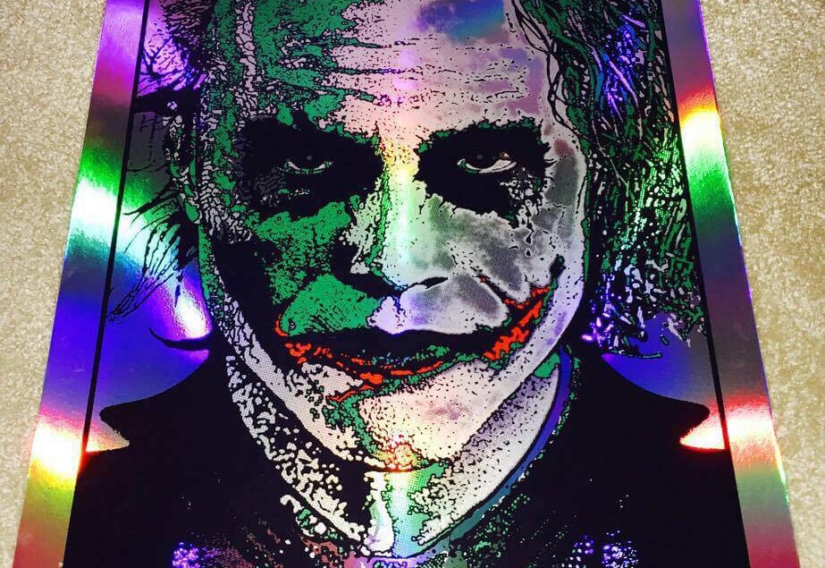 Heath Ledger Joker Screenprint by Blunt Graffix – Blunt Graffix